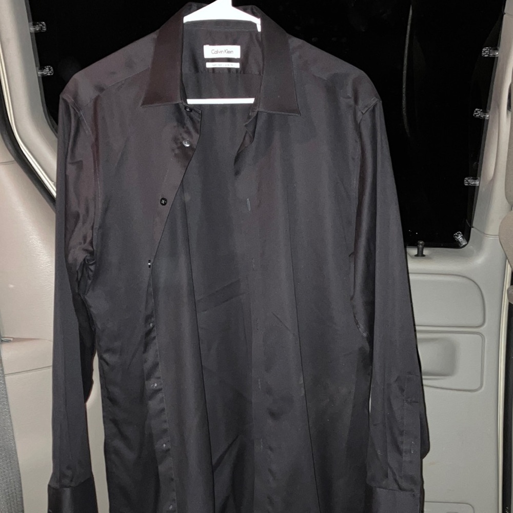 Calvin Klein non iron slim fit dress shirt
